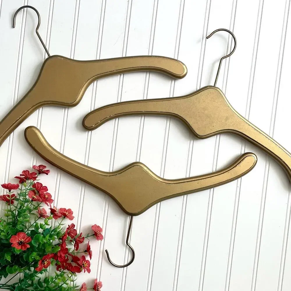 Vintage Wood Hanger Florentine Hollywood Regency Gold Wedding Dress Prop CHOICE